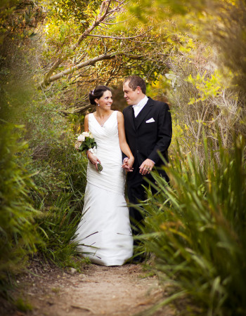 Wedding Photography in natural bush setting