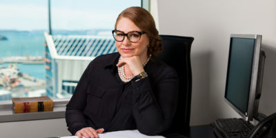 corporate portrait of lawyer in Auckland