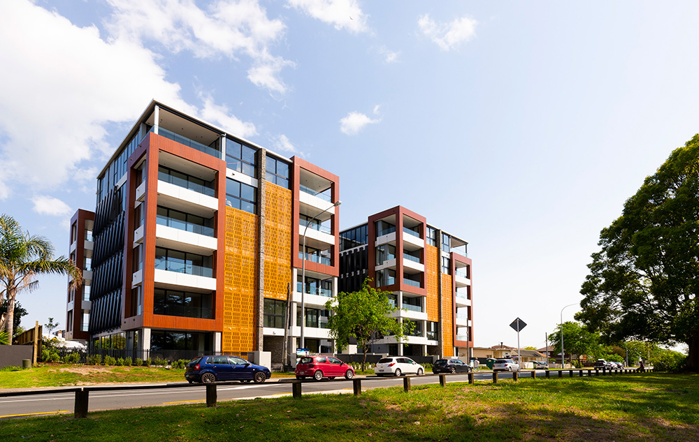 Image of large building project from the ground