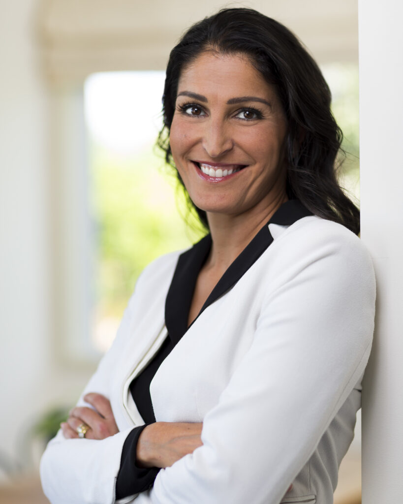 environmental headshot of female