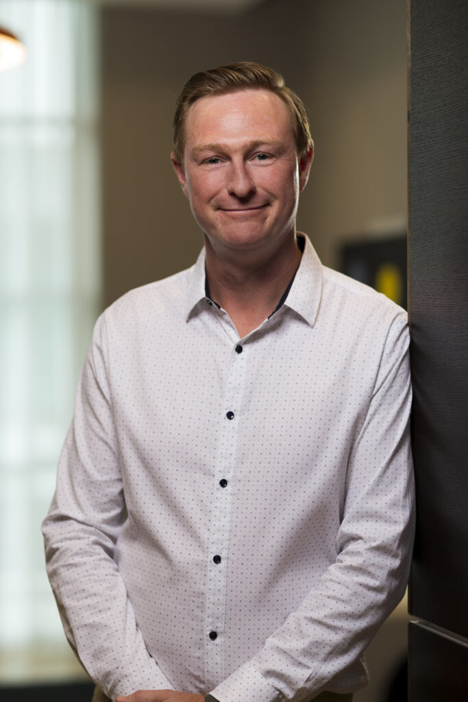 environmental headshot of business worker