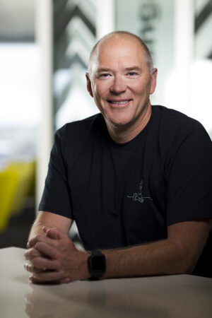 corporate headshot captured inside office building in Auckland New Zealand