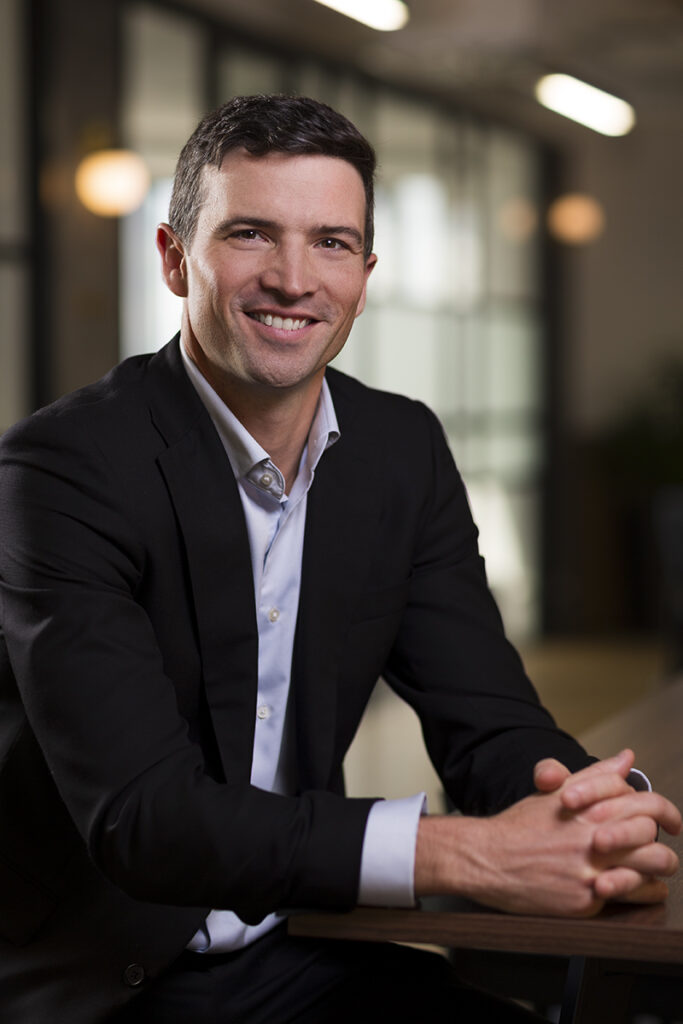 environmental business headshot of young professional in Auckland New Zealand