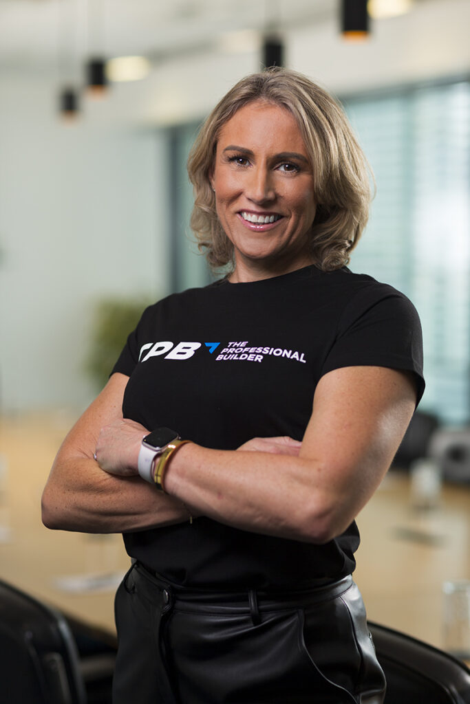 professional environmental headshot of woman in Aucklands generator building captured by professional photographer Adam Firth