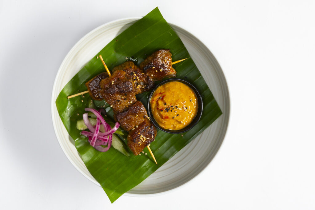 Simple image of a food dish on a white background for use on a restaurant menu