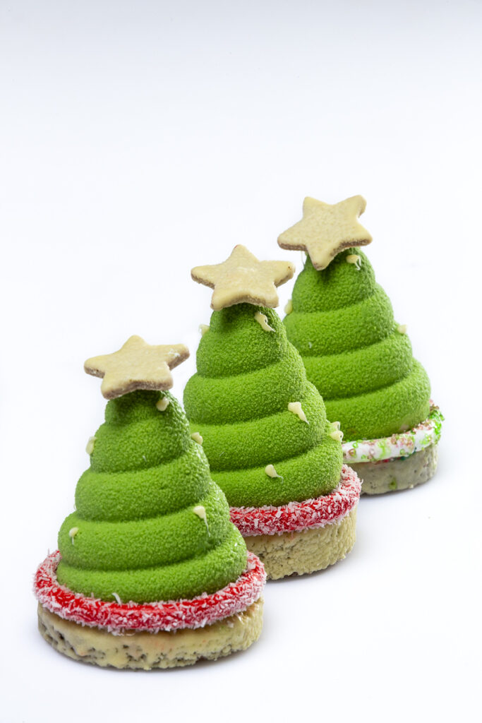 Simple food photography of a sweet christmas treat