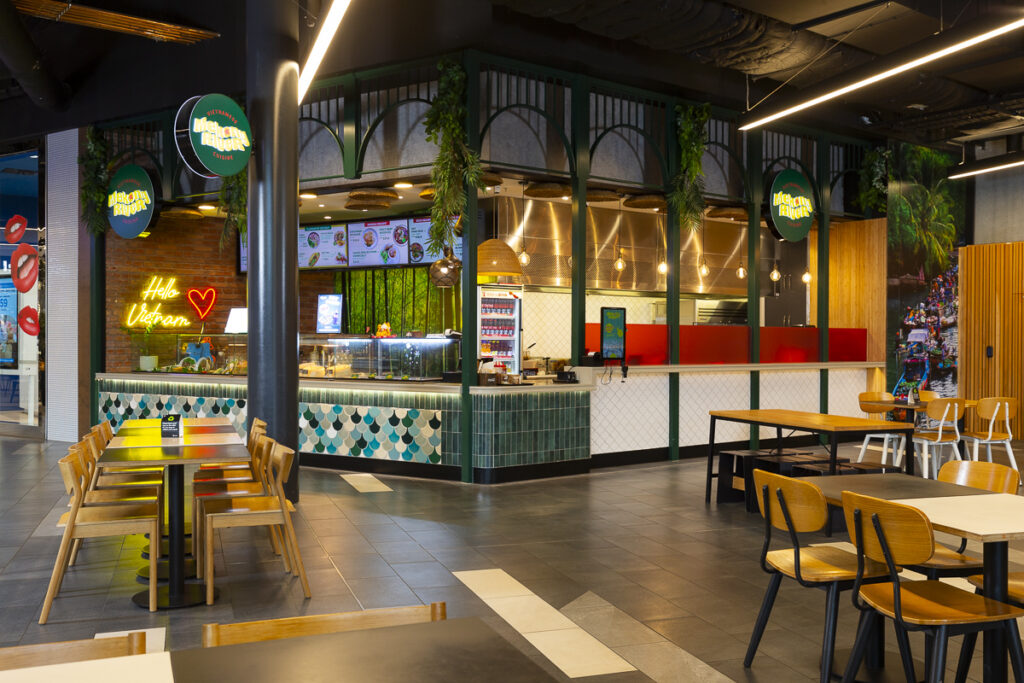 Mekong River fitout photographed in Tauranga, The Bay of Plenty.